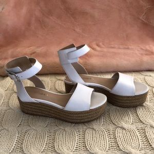 VIA SPIGA Wedge Sandals Sz 7.5